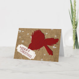 Cardinal Christmas Card