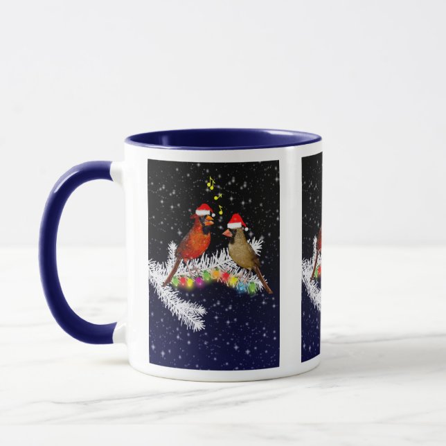 Cardinal Christmas Mug (Left)