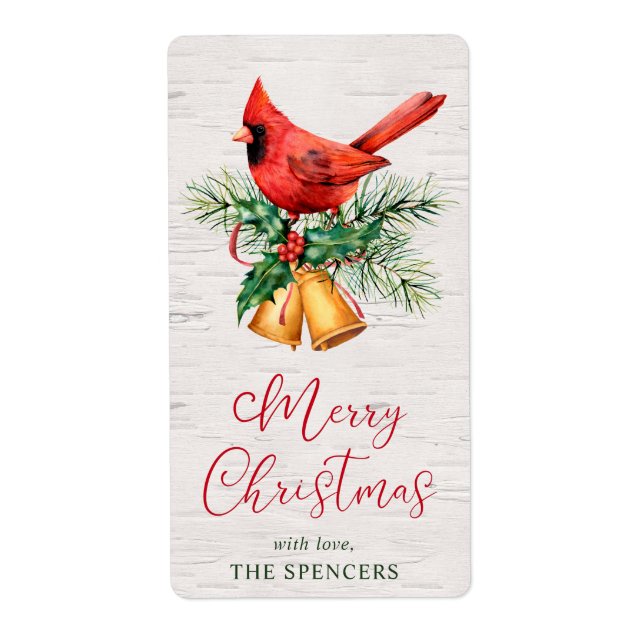 Cardinal Christmas Personalized (Front)