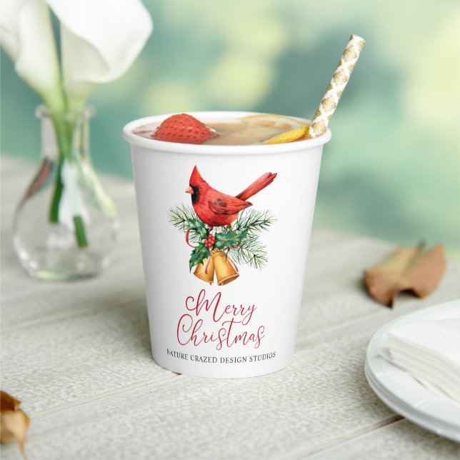 Cardinal Company Christmas Paper Cups (Insitu)