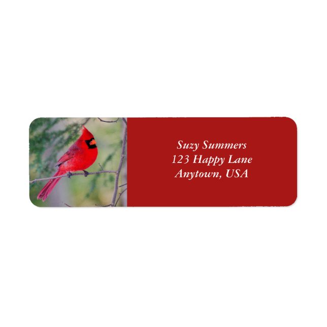 Cardinal Contrast Label (Front)