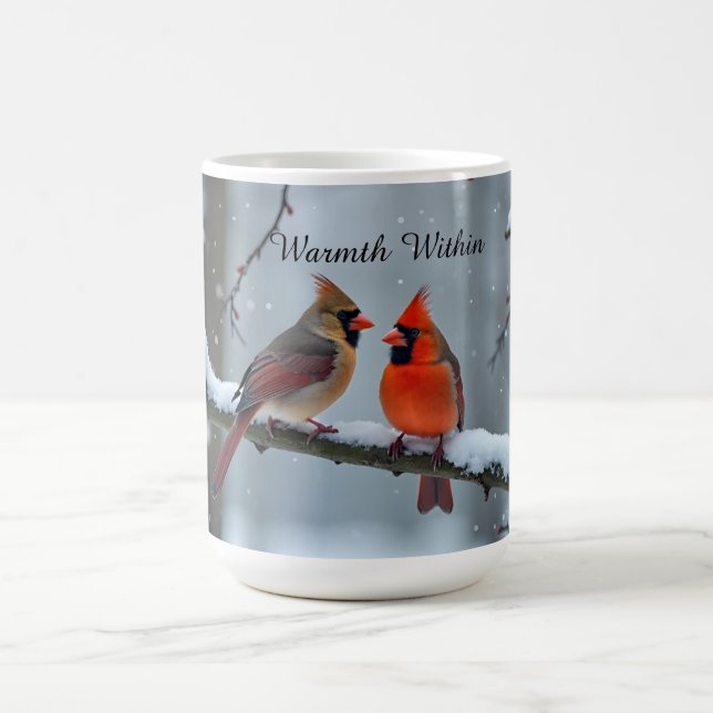 Cardinal Couple Personalized Mug (Center)