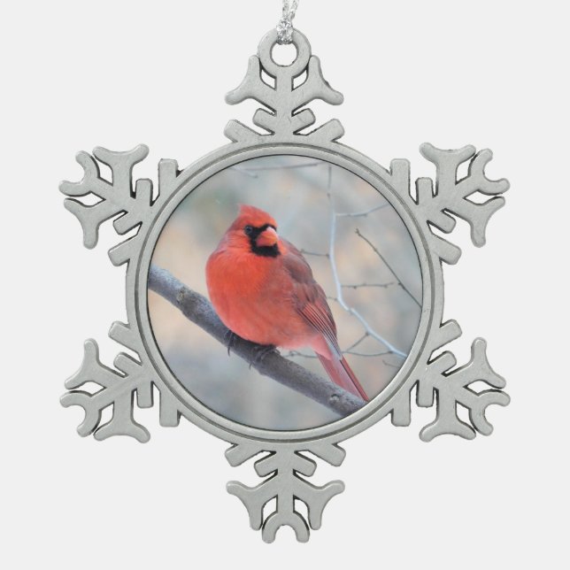 Cardinal Creek Pewter Ornament (Front)