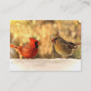 Cardinal de la carte ATC d'automne