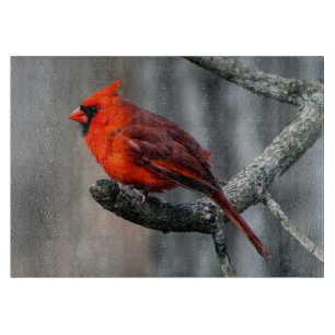 Cardinal Decorative Glass Cutting Board
