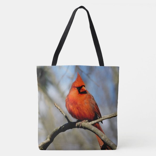 Cardinal du Nord (printemps) Sac fourre-tout impri (Devant)