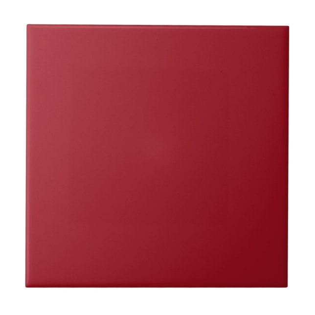 Cardinal Feather Red Square Kitchen and Bathroom Tile (Front)
