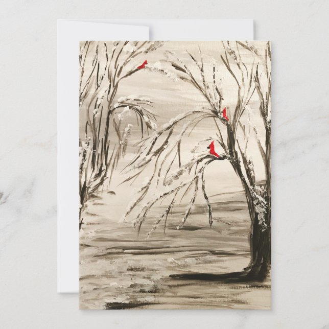 Cardinal Flat Notecard (Front)