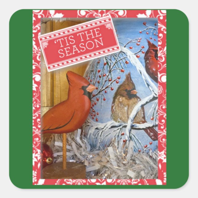 Cardinal Friends Sticker (Front)