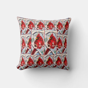 Cardinal Fun Coussin