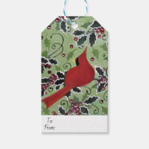 Cardinal Gift Tag