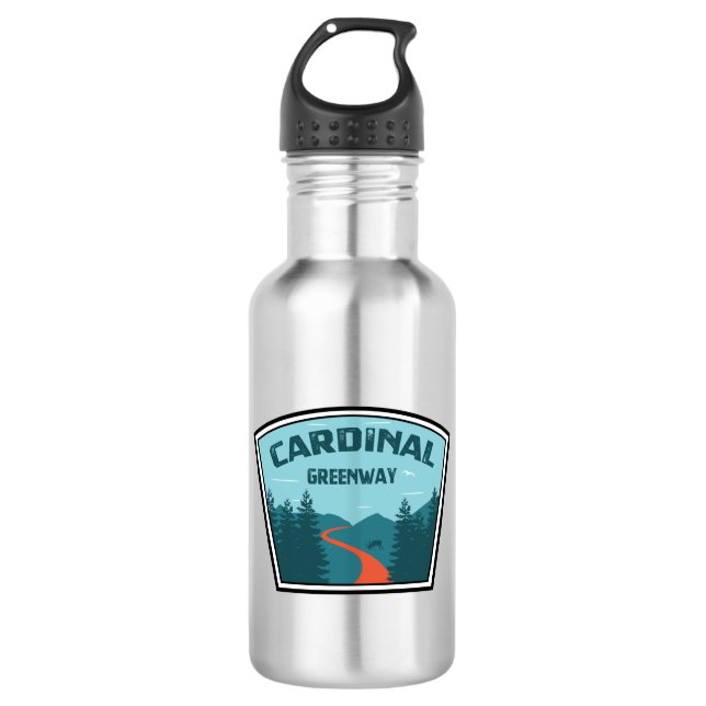 Cardinal Greenway Indiana 532 Ml Water Bottle (Front)