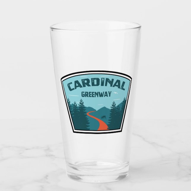 Cardinal Greenway Indiana Glass (Front)