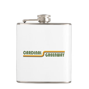 Cardinal Greenway Indiana Hip Flask