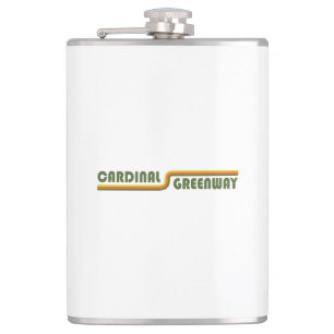 Cardinal Greenway Indiana Hip Flask