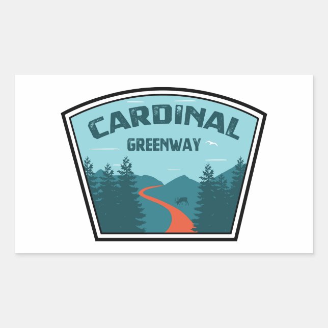 Cardinal Greenway Indiana Sticker (Front)