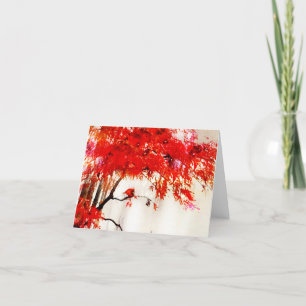 Cardinal Greeting cards, Bird greeting cards