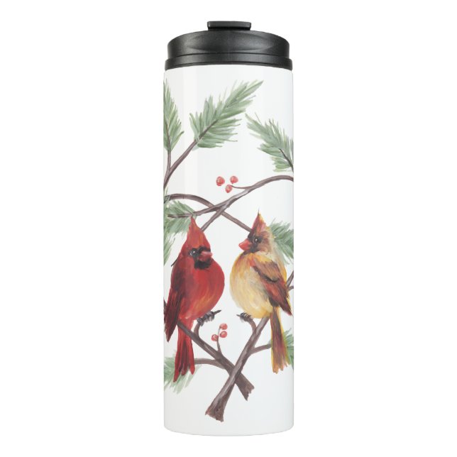 Cardinal Heart Thermal Tumbler (Front)