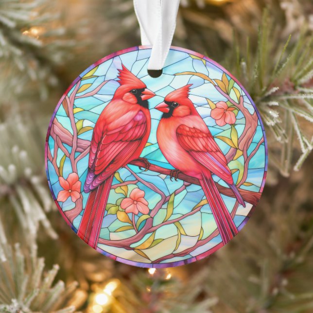 Cardinal / In Memoriam Acrylic Ornament (Tree)