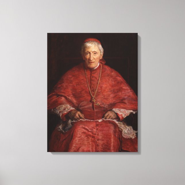 Cardinal John Henry Newman Canvas Print (Front)
