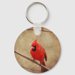 Cardinal Keychain