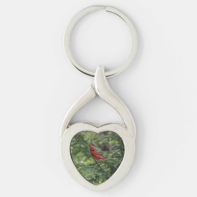Cardinal  keychain (Front)