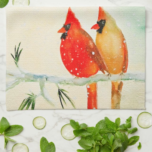 Cardinal Kitchen Towel (Folded)
