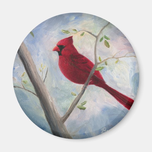 cardinal magnet (Front)