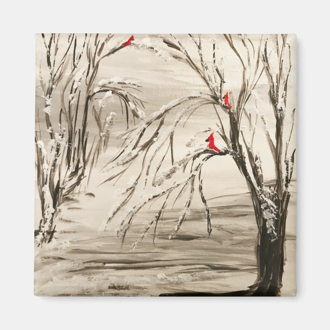 Cardinal Magnet (Front)