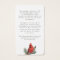 Cardinal Memorial Funeral Photo Prayer Card