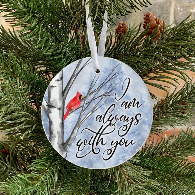 Cardinal Memorial Noël Ornement toujours avec (Créateur téléchargé)