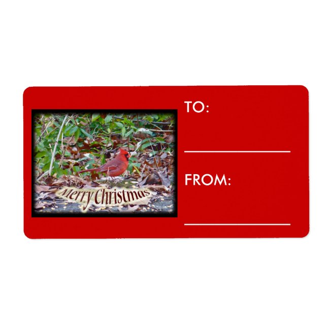 Cardinal Merry Christmas Items (Front)