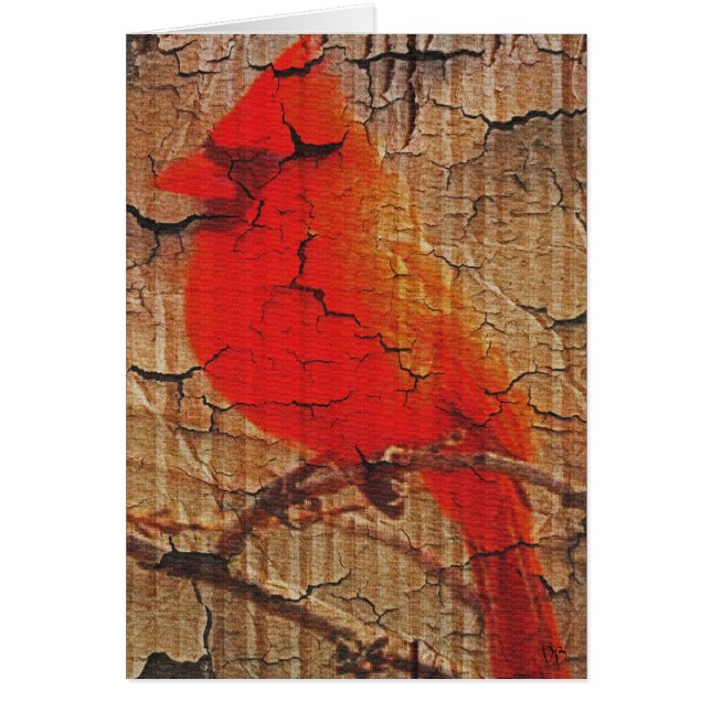 Cardinal on Birch (Front)