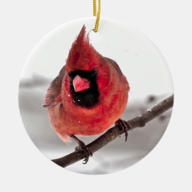 Cardinal Ornament (Front)