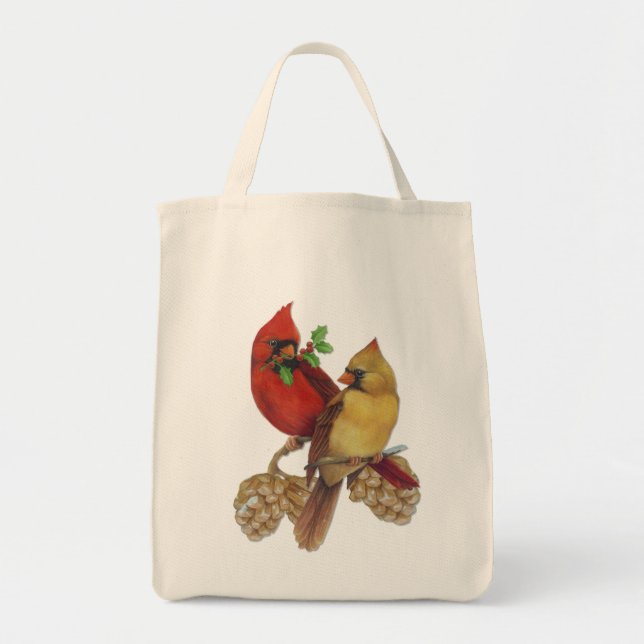 Cardinal Pair Tote Bag (Front)