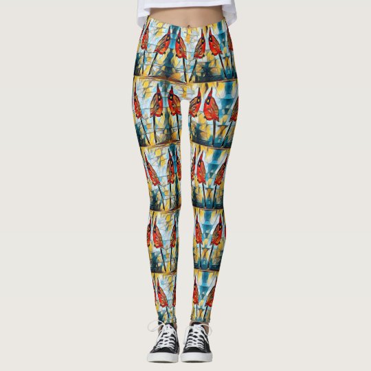 Cardinal Pairs Patterned Leggings