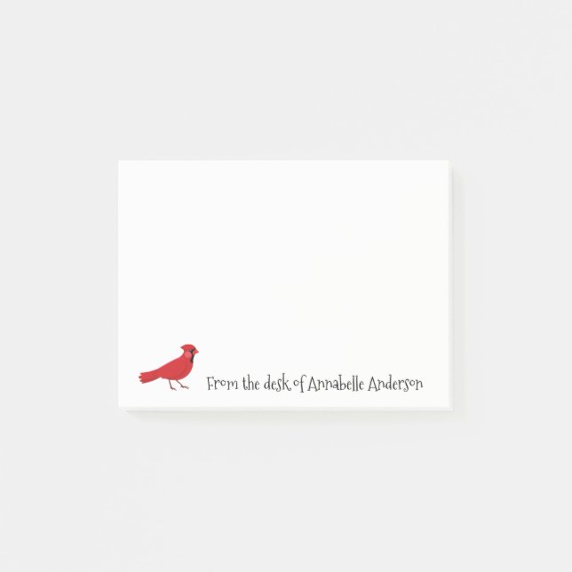 Cardinal Personalize Post-it Notes (Front)