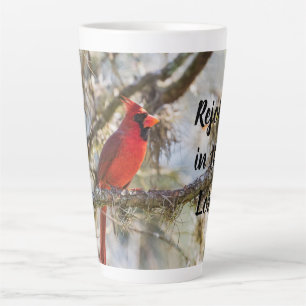 Cardinal Personalized Latte Mug