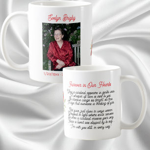 Cardinal Poem Memorial Keepsake Coffee Mug