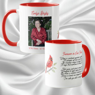 Cardinal Poem Memorial Keepsake  Mug