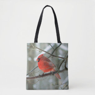 Cardinal Printed Tote Bag