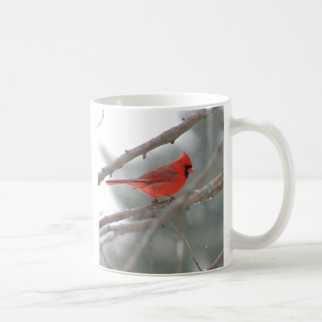 Cardinal Red Bird Mug (Right)
