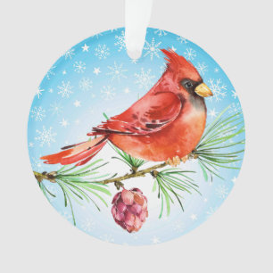 Cardinal - Red Bird Ornament