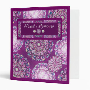 Cardinal Red Rosace Binder