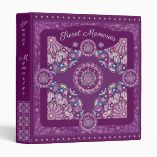 Cardinal Red Rosace Binder