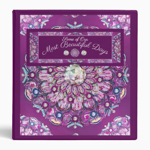 Cardinal Red Rosace Binder