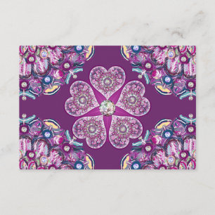 Cardinal Red Rosace Enclosure Card