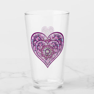 Cardinal Red Rosace Glass