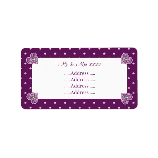 Cardinal red Rosace Label (Front)