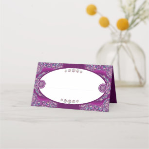 Cardinal Red Rosace Place Card
